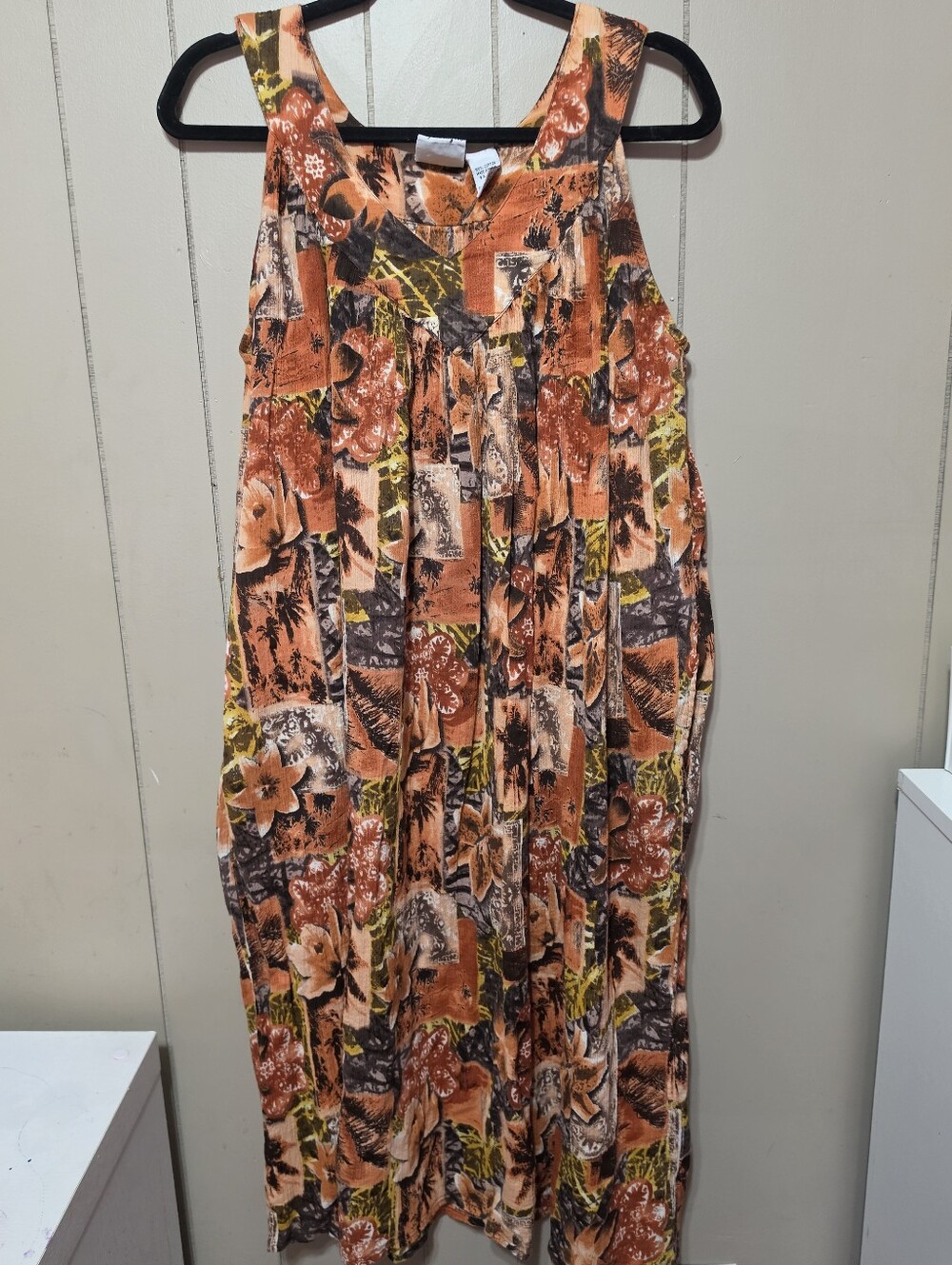 Vintage Daffodil House Dress